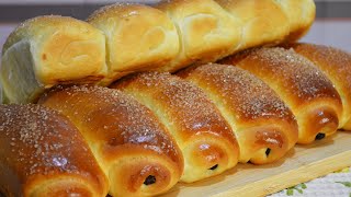Сдобные булочки с изюмом😍Пышные и невероятно вкусные | Танюшина кухня