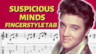 Suspicious Minds Fingerstyle Guitar - Elvis Presley