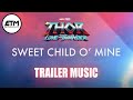 THOR Love and Thunder | Trailer Music | Epic Version (Sweet Child O' Mine Cover) EXTENDED