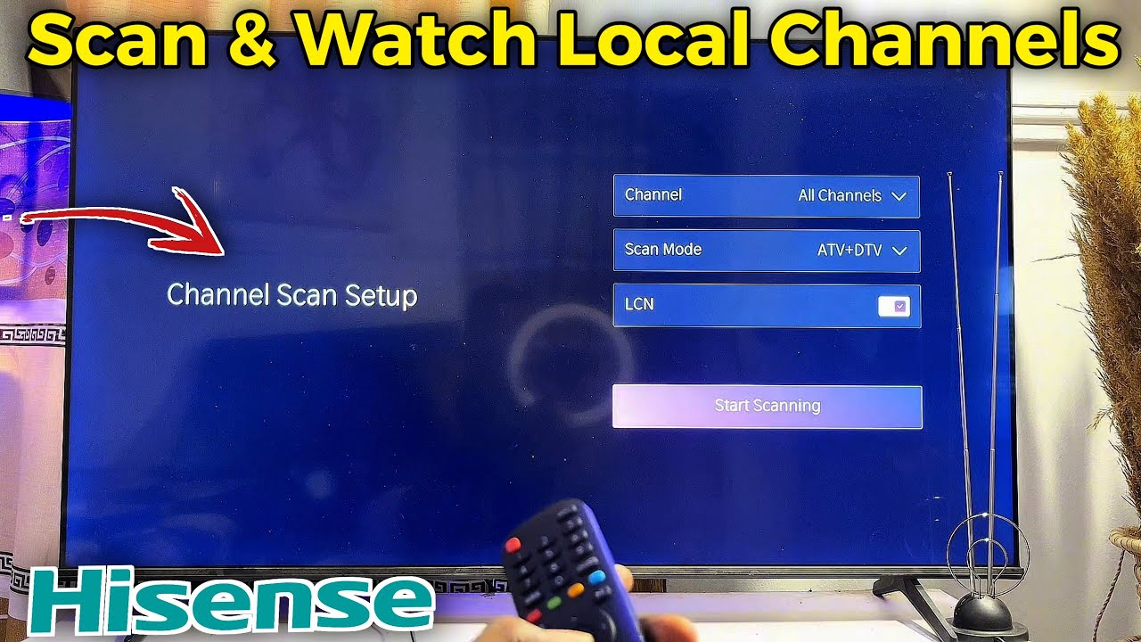 How To Get Local Channels On Hisense Vidaa Smart TV | Watch Live TV on ...
