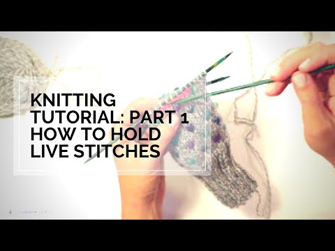 PART 1: How to Add a Thumb Hold - Thrum Mittens - Thrum Mitten Tutorial - Knitting Step by Step