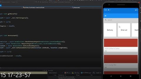 Xamarin Forms Tutorial - Find Restaurant App ( Zomato API )