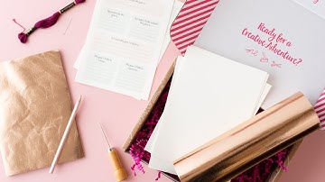 Bookbinding Craft Kit Tutorial | Craftiosity | Craft Kit Subscription Box