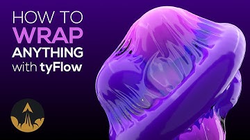 🟣 Plastic Wrap tyFlow Cloth Tutorial in 3Ds Max by #RedefineFX