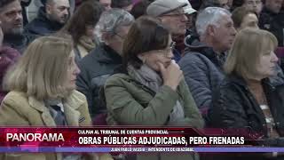 Obras públicas adjudicadas, pero frenadas, culpan al tribunal de cuentas provincial