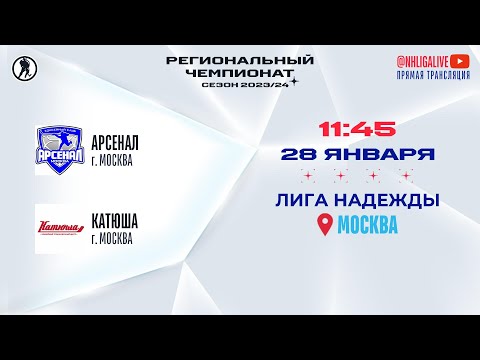 Арсенал (Москва) — Катюша (Москва) | Лига Надежды (28.01.2024)