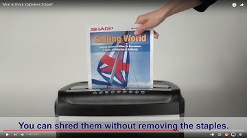 What is Sharp Stapleless Staple?