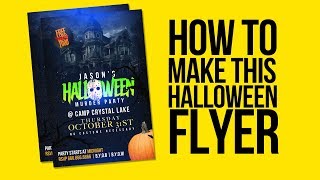 How to make a halloween flyer screenshot 5