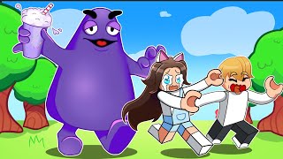 We Met GRIMACE In Roblox And This Happened..