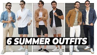 6 Summer Outfits For Men | Fashion Lookbook ft. Marcel Floruss