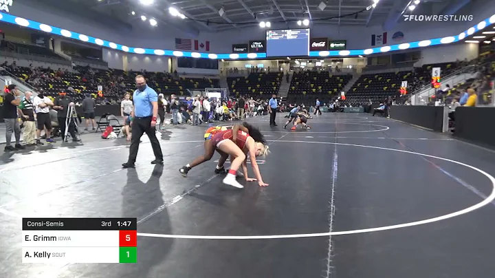 127 Lbs Consolation - Emma Grimm, Iowa Vs April Ke...