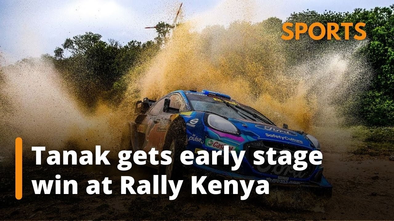 Tanak gets early stage win at Rally Kenya - YouTube
