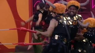 BIGGBOSS TELUGU 7 TASK:PULL RAJA PULL - ROUND ONE