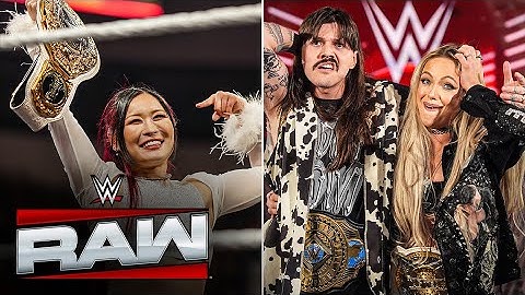 FULL SEGMENT: IYO SKY knocks Liv Morgan and Dominik Mysterio out of the ring: Raw, June 16, 2025