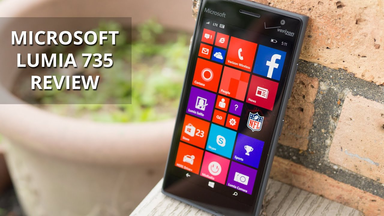 Microsoft Lumia 735 Review - YouTube