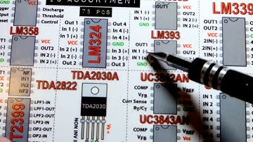 Quick LM393 open collector output comparator non inverting circuit by electronzap