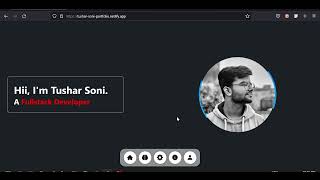 Fully Responsive Portfolio website made using React.js and React Routers