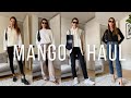 MANGO  2021 TRY-ON HAUL - TRANSITIONAL OUTFITS