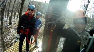 Hawks Nest Zipline course in NC