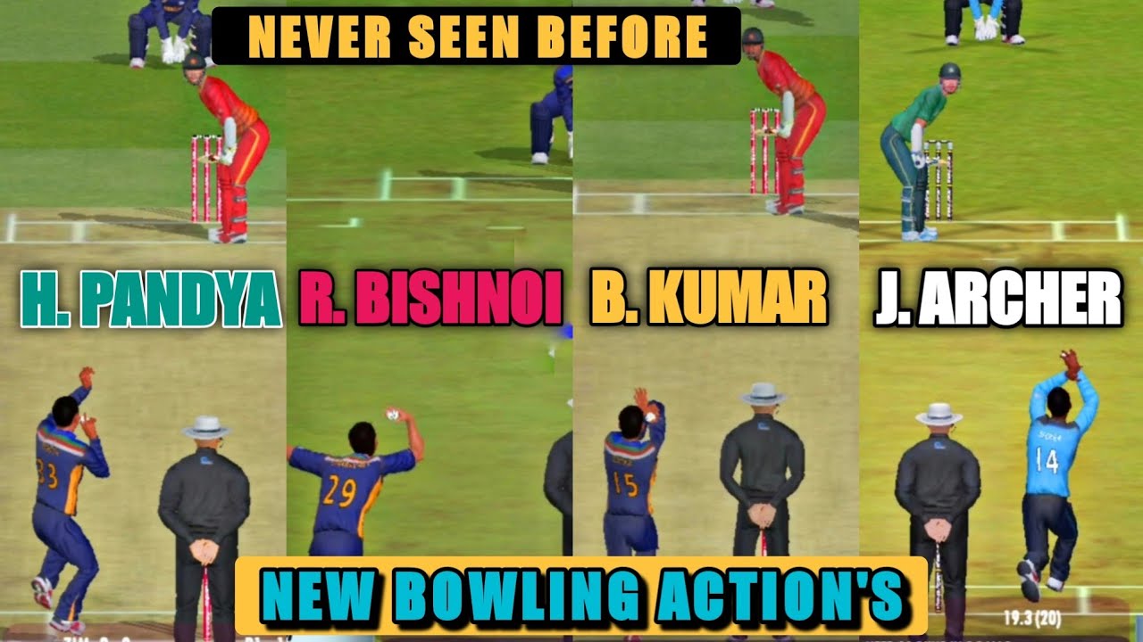 🥳 New Bowling Actions in Real cricket 22 | full Review #realcricket22 # ...