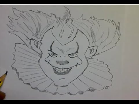 رسم المهرج القاتل Draw the killer clown