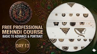 Welcome to Day 13 of the Free Professional Mehndi Course! ✨ decoration design, basic elements #henna