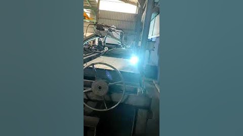 Hệ thống robot hàn khung sắt, chạy trên ray Lh: 0703.151.262 #welding #weldingrobot #shorts #short