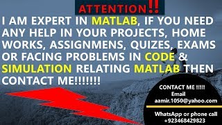 Matlab source code| Matlab simulink models| Matlab projects| Matlab Help? Net Worth