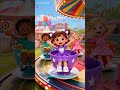 🎡✨ Katy’s Fun Day at the Amusement Park! | 3D Kids Adventure#KidsFun#AmusementPark#funny #animation