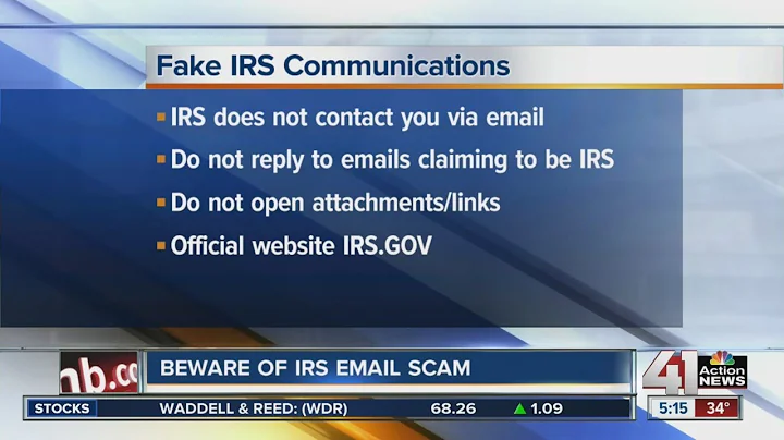 Beware IRS email scam