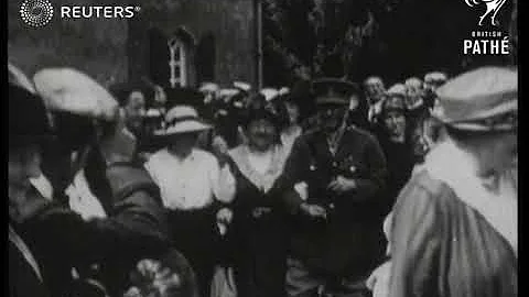 SPORTS : AN IRISH WEDDING MARRIAGE OF MAJOR  DERMOT H. MCCALMONT AND LADY BARBARA HELEN CO...(1918)