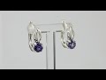 Серебряные серьги с иолитом | Silver Earrings with Iolite
