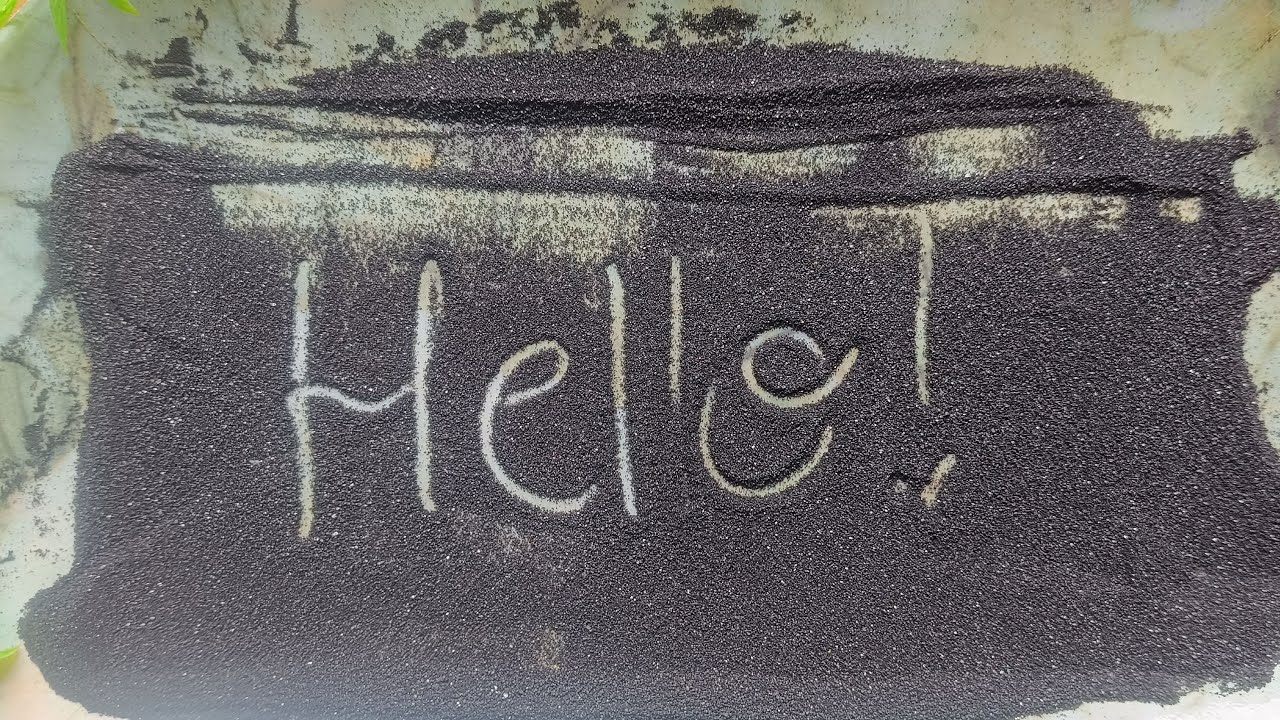 live name writing on sand | name writing live | live name write
