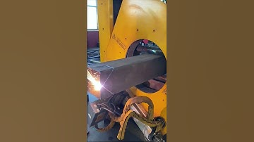 Square pipe groove plasma cutting process- Good tools and machinery make work easy