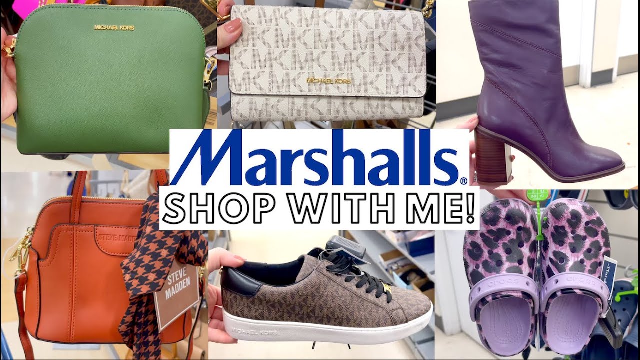 MICHAEL KORS DESIGNER HANDBAGS AT MARSHALLS SHOP WITH ME! PURSE SHOPPING 