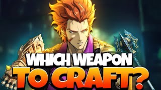 WHICH WEAPON SHOULD F2P CRAFT? HUNTER WEAPON BREAKDOWN & ONES I RECOMMEND! - Solo Leveling: Arise