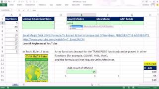 Celebrity Excel Magic Trick 1042 Array Functions Housed In Other Functions Usually Don t Need Ctrl Shift Enter Net Worth