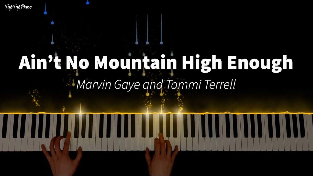 Ain't No Mountain High Enough | Marvin Gaye and Tammi Terrell | Piano