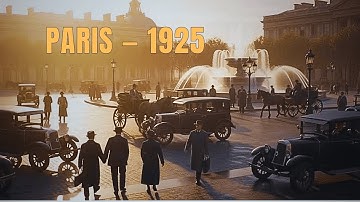 Walking through PARIS 1925 (AI Reconstruction)