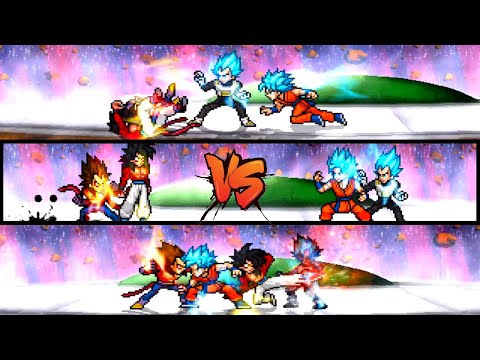 SSJ4 VS SSGSS Mugen DBFW