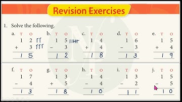 Class 1 Maths Chapter 6     Addition and Subtraction up to 20 (Part 6)