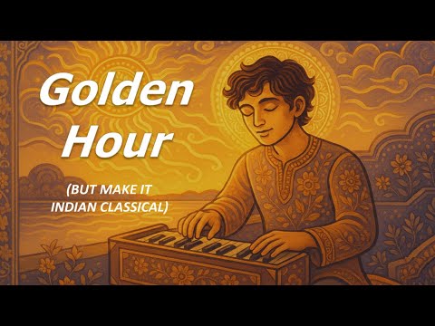 golden hour but make it indian classical