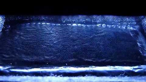 Elastic scattering of proton in a cloud chamber