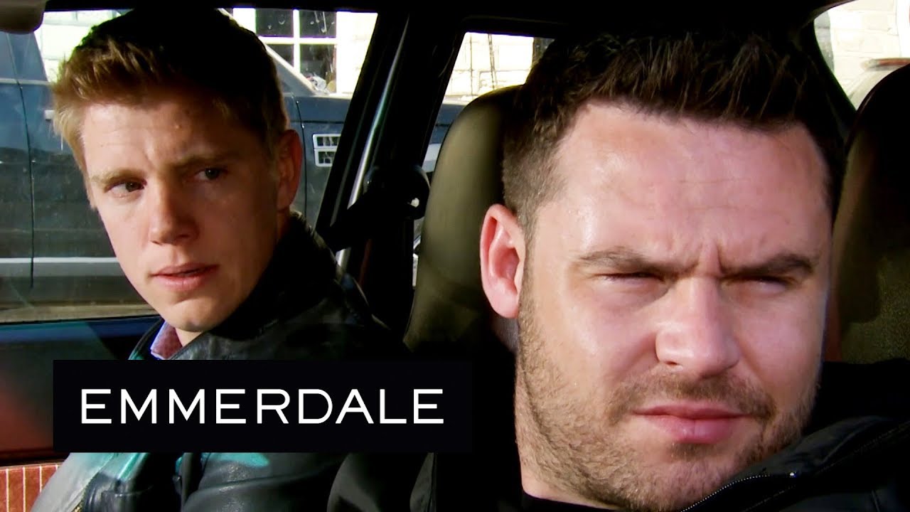drama topics to act Emmerdale - Robert and Aaron Come Face to Face with Lee