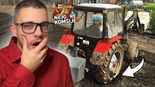 KOMŠA SE ZAGLAVIO DO OSOVINA U BLATU!! #ep60 / NAJGORE KOMSIJE