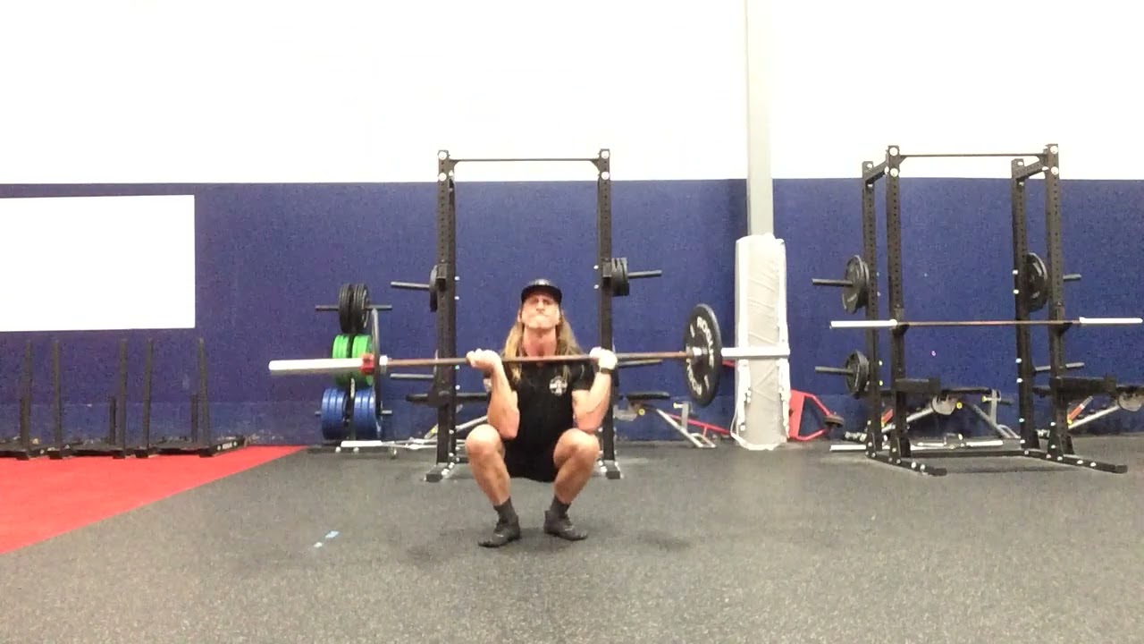 R/LNE Squat Position: Barbell SOH Press (pro/sup grip) IL sup grip
