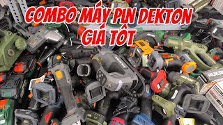 Combo máy Pin giá tốt . Mẫu khoan Pin 100nm mới nhất giảm giá tặng quà . Sạc 6.5ah chỉ 380k