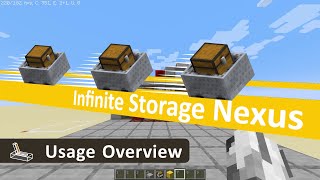 BEST Infinite Storage Nexus and Sorting System - Minecraft 1.18
