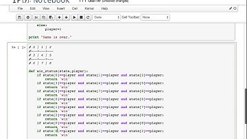 Programming Tic Tac Toe in Python