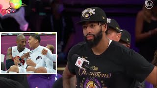Anthony Davis Interview Thropy Presentation Remembering Kobe Bryant Lakers Win Nba Finals 2020